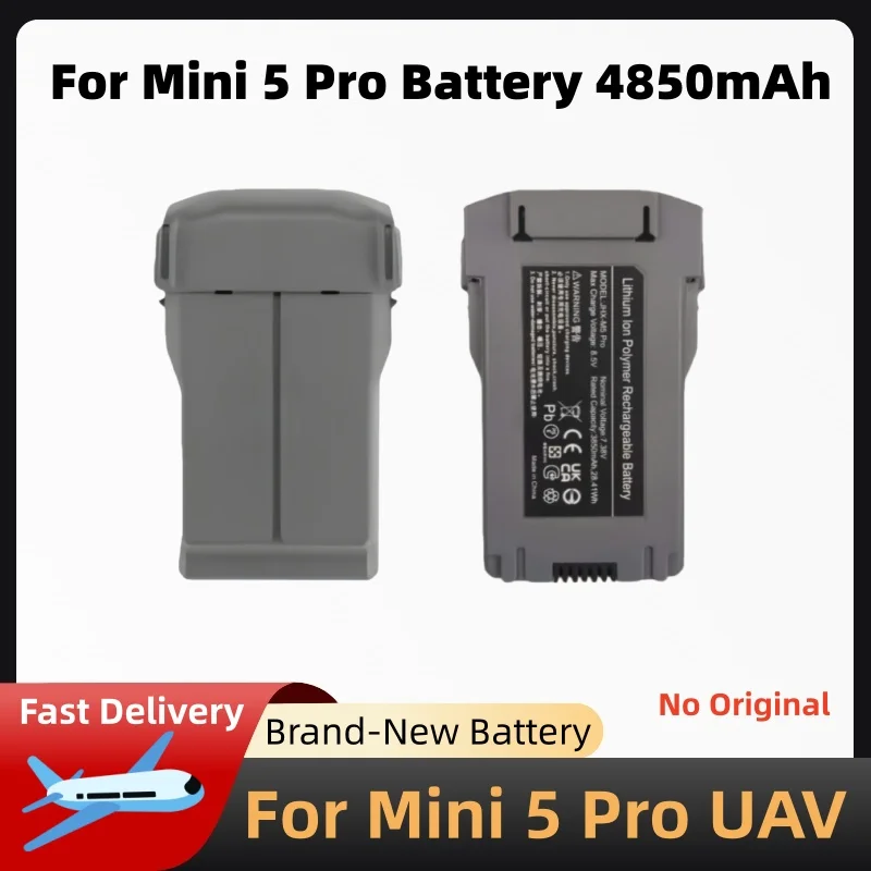 Новая аккумуляторная батарея Plus с увеличенным сроком службы для Mini 5 Pro, совместимая с интеллектуальной полетной батареей для БПЛА Mini 5 Pro (неоригинальная)
Новая аккумуляторная батарея Plus с увеличенным сроком службы для Mini 5 Pro, совместимая с интеллектуальной полетной батареей для БПЛА Mini 5 Pro (неоригинальная)