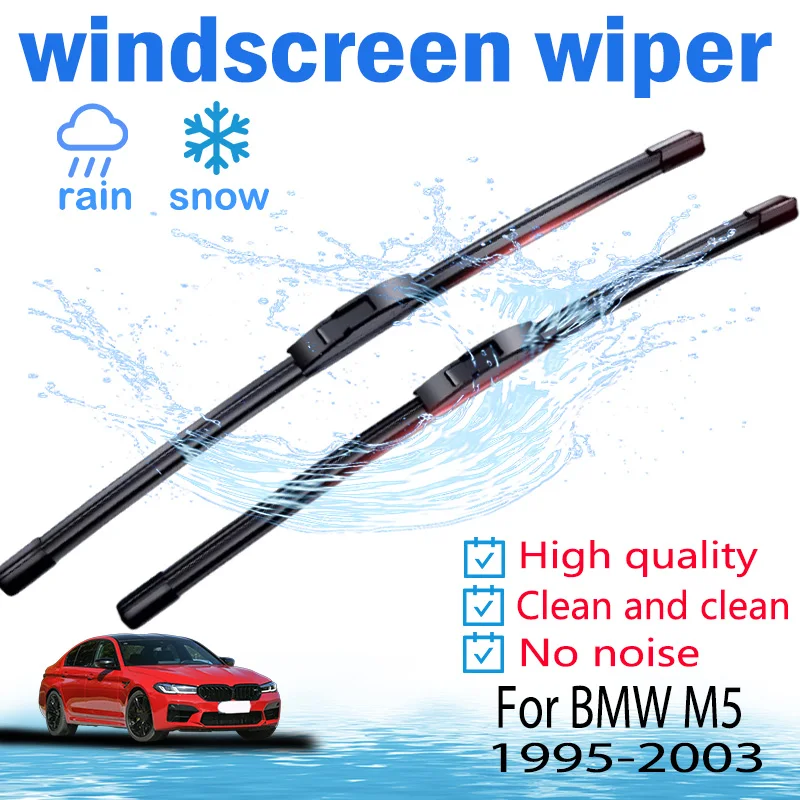 For BMW 5 Series E39 525i 528i 530i 540i M5 1995 - 2003 26"+22" Front Window Windscreen Windshield Wiper Blades Kit
For BMW 5 Series E39 525i 528i 530i 540i M5 1995 - 2003 26"+22" Front Window Windscreen Windshield Wiper Blades Kit