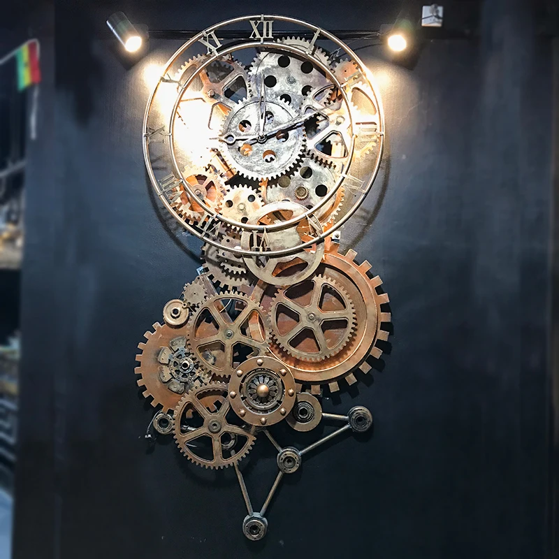 Gear decoration creative retro industrial style wall wrought iron wall hanging bar punk background wall decoration pendant
Gear decoration creative retro industrial style wall wrought iron wall hanging bar punk background wall decoration pendant