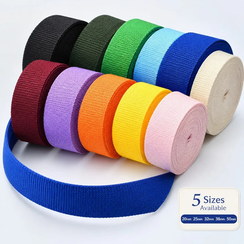 Meetee 40Meters Nylon Bag Webbing Tape 20-50mm Apparel Belt Decor Ribbon 1mm Thick Strap for Safety Belts DIY Sewing Accessories
Meetee 40Meters Nylon Bag Webbing Tape 20-50mm Apparel Belt Decor Ribbon 1mm Thick Strap for Safety Belts DIY Sewing Accessories