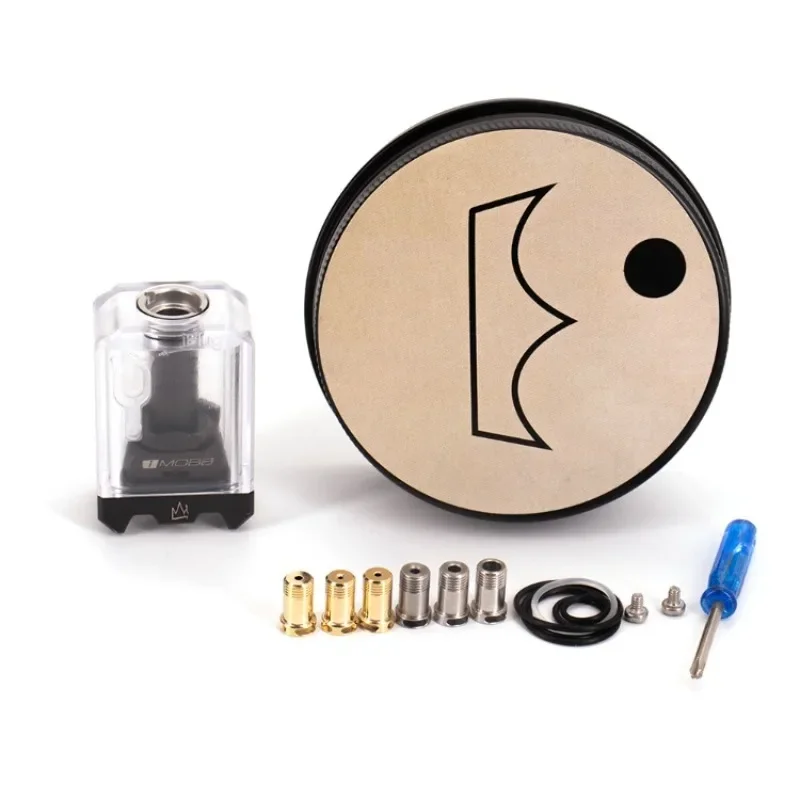 Vape Pen iMOBB Style RBA Bridge by Monarchy Boro Tank Single Coil Build Deck with 4 Air Pins for Boro AIOs System BB Billet Mod
Vape Pen iMOBB Style RBA Bridge by Monarchy Boro Tank Single Coil Build Deck with 4 Air Pins for Boro AIOs System BB Billet Mod