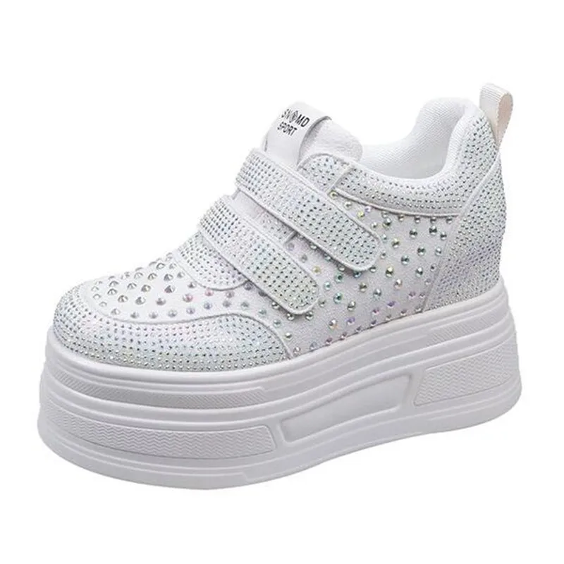 10cm Air Mesh Synthetic Leather Chunky Sneaker Women Comfy 2025 Autumn Bling Rhinestone Platform Wedge Fsahion Ankle Boots Shoes
10cm Air Mesh Synthetic Leather Chunky Sneaker Women Comfy 2025 Autumn Bling Rhinestone Platform Wedge Fsahion Ankle Boots Shoes