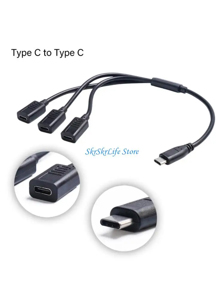 E65E Разветвитель USB C «папа-мама», обеспечивающий передачу данных и зарядку нескольких устройств
E65E Разветвитель USB C «папа-мама», обеспечивающий передачу данных и зарядку нескольких устройств