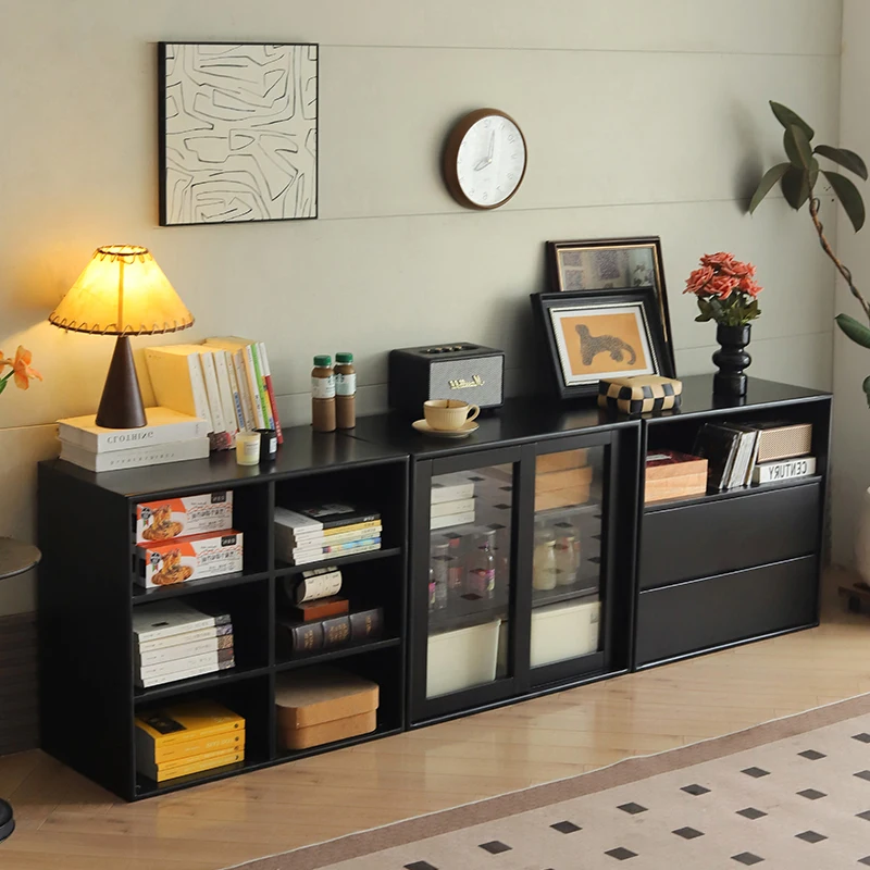 American solid wood combined cabinet black modular simple storage bookcase bookshelf storage cabinet storage low cabinet display
American solid wood combined cabinet black modular simple storage bookcase bookshelf storage cabinet storage low cabinet display
