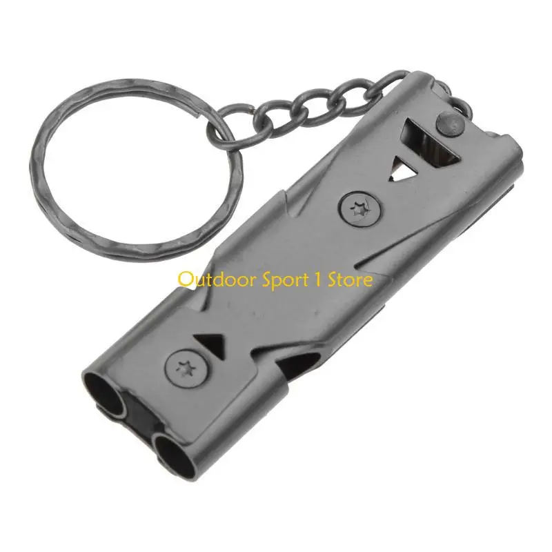 A0KA Survival Nearsainse Steel Wheistle Outdoor Amergency Survival Whistles Gear Gear Жизнь двойная труба ключей свисток
A0KA Survival Nearsainse Steel Wheistle Outdoor Amergency Survival Whistles Gear Gear Жизнь двойная труба ключей свисток