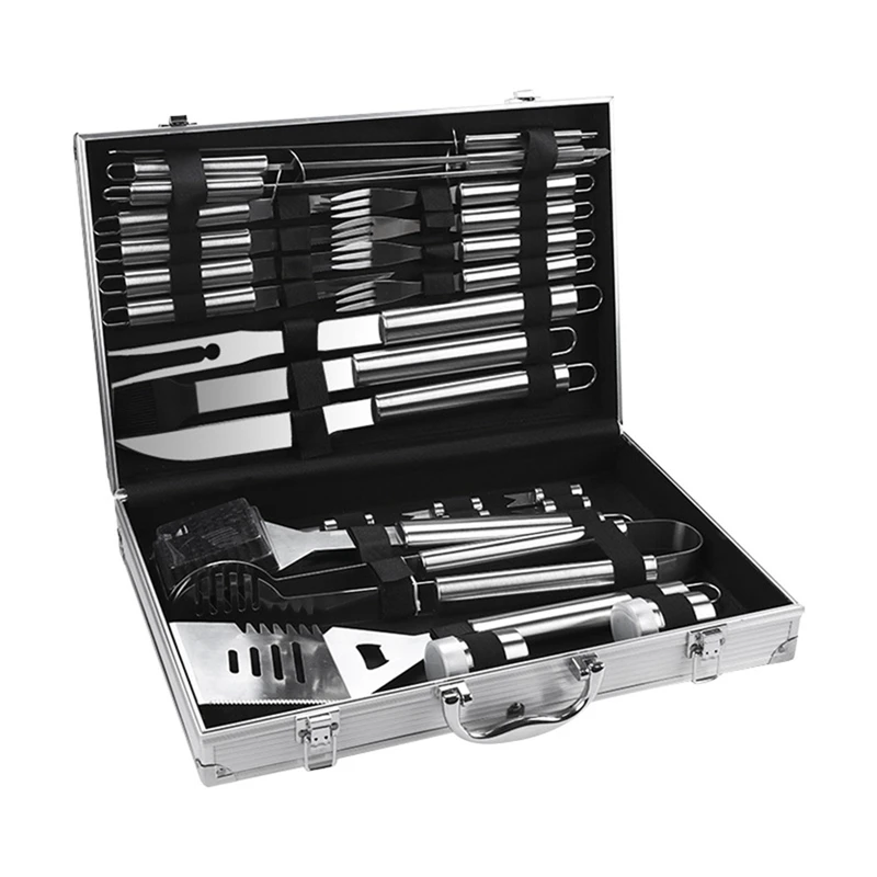 26PCS Deluxe Grill Set Grill Utensils Set For Outdoor Grill Set Grilling Tools Set
26PCS Deluxe Grill Set Grill Utensils Set For Outdoor Grill Set Grilling Tools Set