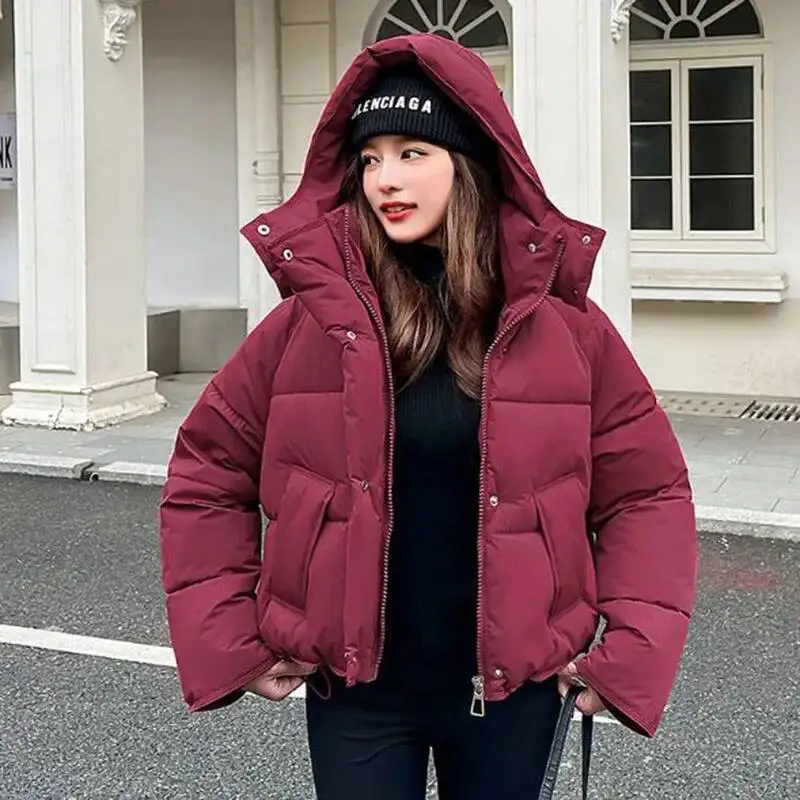 Зимнее теплое женское пальто Parker, новинка 2025 года, модное однотонное школьное пальто с капюшоном, свободная утолщенная женская куртка на хлопковой подкладке 709
Зимнее теплое женское пальто Parker, новинка 2025 года, модное однотонное школьное пальто с капюшоном, свободная утолщенная женская куртка на хлопковой подкладке 709