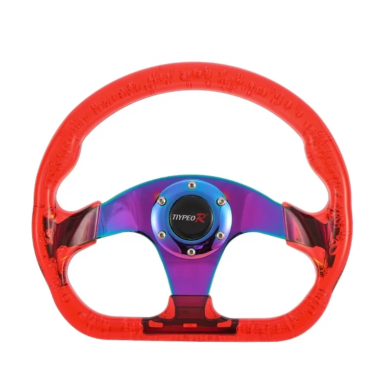 Universal Racing Drifting Steering Wheel 350mm Red Acrylic Racing Steering Wheel
Universal Racing Drifting Steering Wheel 350mm Red Acrylic Racing Steering Wheel