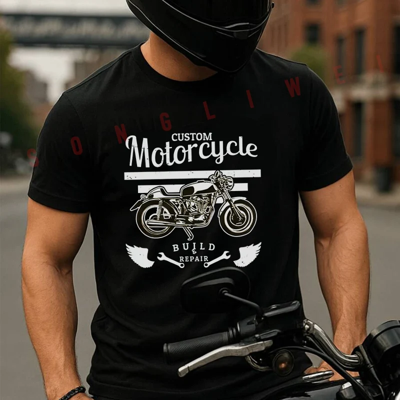 Футболка с графическим принтом MOTORCYCLE Letter Graphic Moto, мужская и женская футболка, хлопковая повседневная футболка с короткими рукавами и круглым вырезом, топы
Футболка с графическим принтом MOTORCYCLE Letter Graphic Moto, мужская и женская футболка, хлопковая повседневная футболка с короткими рукавами и круглым вырезом, топы