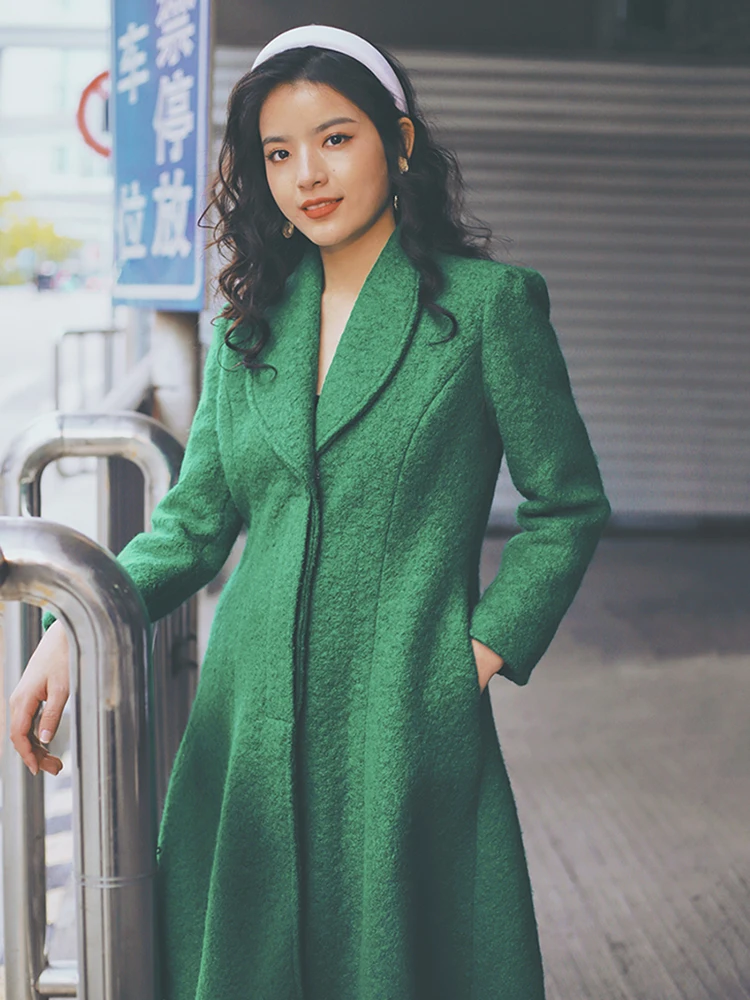 Винтажное шерстяное пальто в гонконгском стиле, средней длины, с ретро-узором, на одной пуговице, с объемными рукавами, приталенное, для повседневной носки
Винтажное шерстяное пальто в гонконгском стиле, средней длины, с ретро-узором, на одной пуговице, с объемными рукавами, приталенное, для повседневной носки