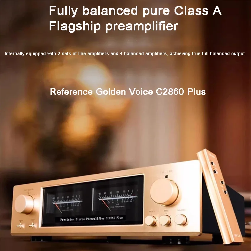 Справочный Golden Voice C-2860 Plus полностью балансный предварительный усилитель чистого класса A AC-220 В/110 В Hi-Fi высокотемпературный предусилитель
Справочный Golden Voice C-2860 Plus полностью балансный предварительный усилитель чистого класса A AC-220 В/110 В Hi-Fi высокотемпературный предусилитель