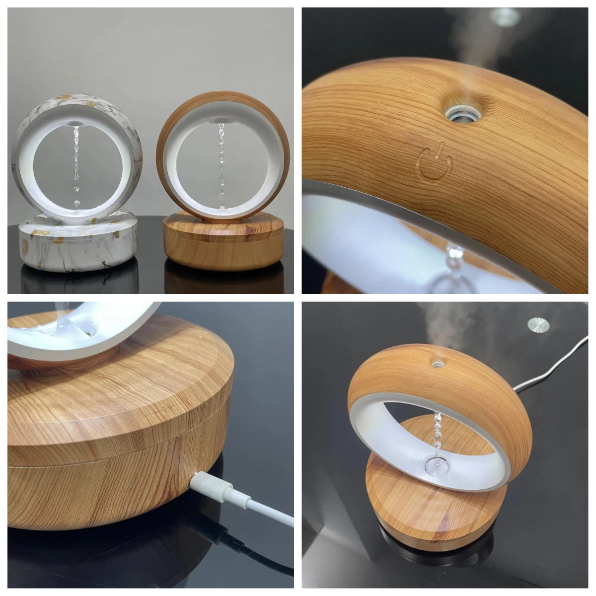 Wood Color Anti Gravity Humidifier, Ultrasonic Cool Mist Aroma Diffuser Air Cleaner for Baby Room
Wood Color Anti Gravity Humidifier, Ultrasonic Cool Mist Aroma Diffuser Air Cleaner for Baby Room