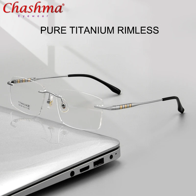 Fashion Square Ultra Light Pure Titanium Optical Prescription Rimless Eyeglasses Frame Luxury For Men Large Size Eyewear S97356
Fashion Square Ultra Light Pure Titanium Optical Prescription Rimless Eyeglasses Frame Luxury For Men Large Size Eyewear S97356