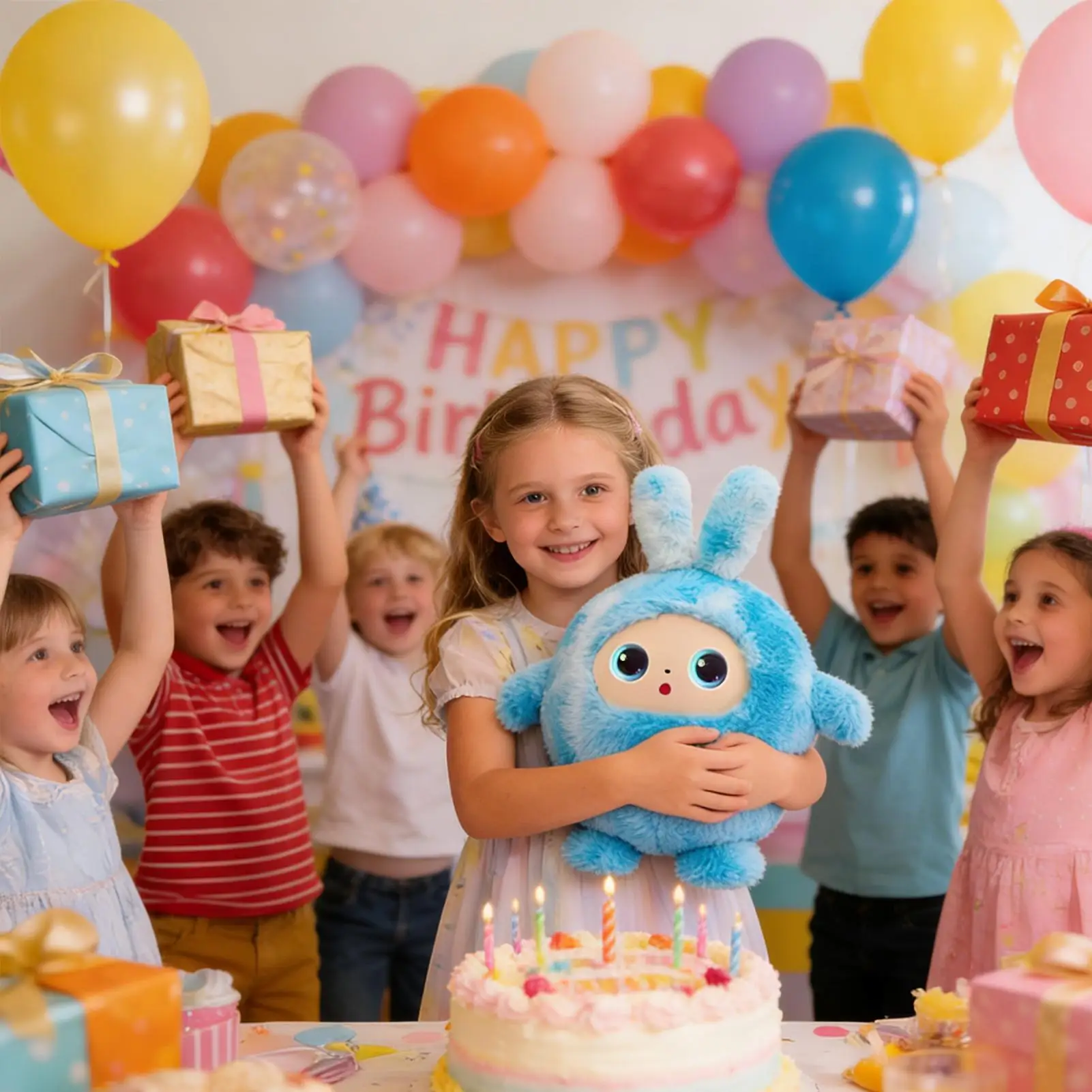 Интерактивная говорящая игрушка с ИИ: умная мягкая электронная кукла-мультяшка, плюшевая игрушка для запросов о погоде, обучения и получения информации
Интерактивная говорящая игрушка с ИИ: умная мягкая электронная кукла-мультяшка, плюшевая игрушка для запросов о погоде, обучения и получения информации