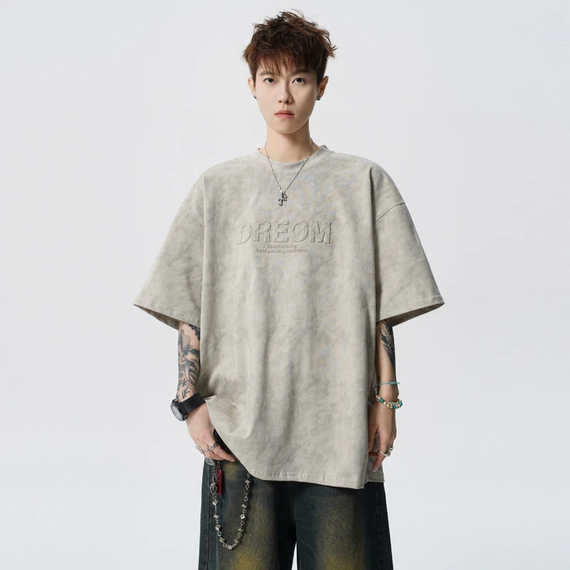 Fashion T-Shirt Summer Men's Streetwear Casual Short Sleeve Blouse Streetdress Hombre Male Clothing Camisa Men's T-Shirts Tees
Fashion T-Shirt Summer Men's Streetwear Casual Short Sleeve Blouse Streetdress Hombre Male Clothing Camisa Men's T-Shirts Tees