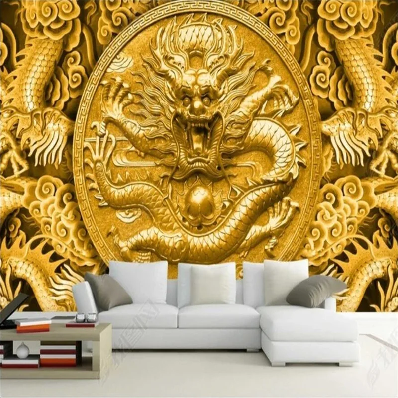 Chinese Embossed Golden Dragon Custom Wallpaper Living Room Home Decor Mural 3D Photo Wall Paper Bedroom Decor Papel De Parede
Chinese Embossed Golden Dragon Custom Wallpaper Living Room Home Decor Mural 3D Photo Wall Paper Bedroom Decor Papel De Parede