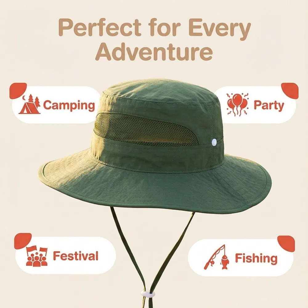 Fashion Breathable Sun Hat UV-Protective Thin Sunshade Cap Big Brim Fisherman Hat Summer
Fashion Breathable Sun Hat UV-Protective Thin Sunshade Cap Big Brim Fisherman Hat Summer