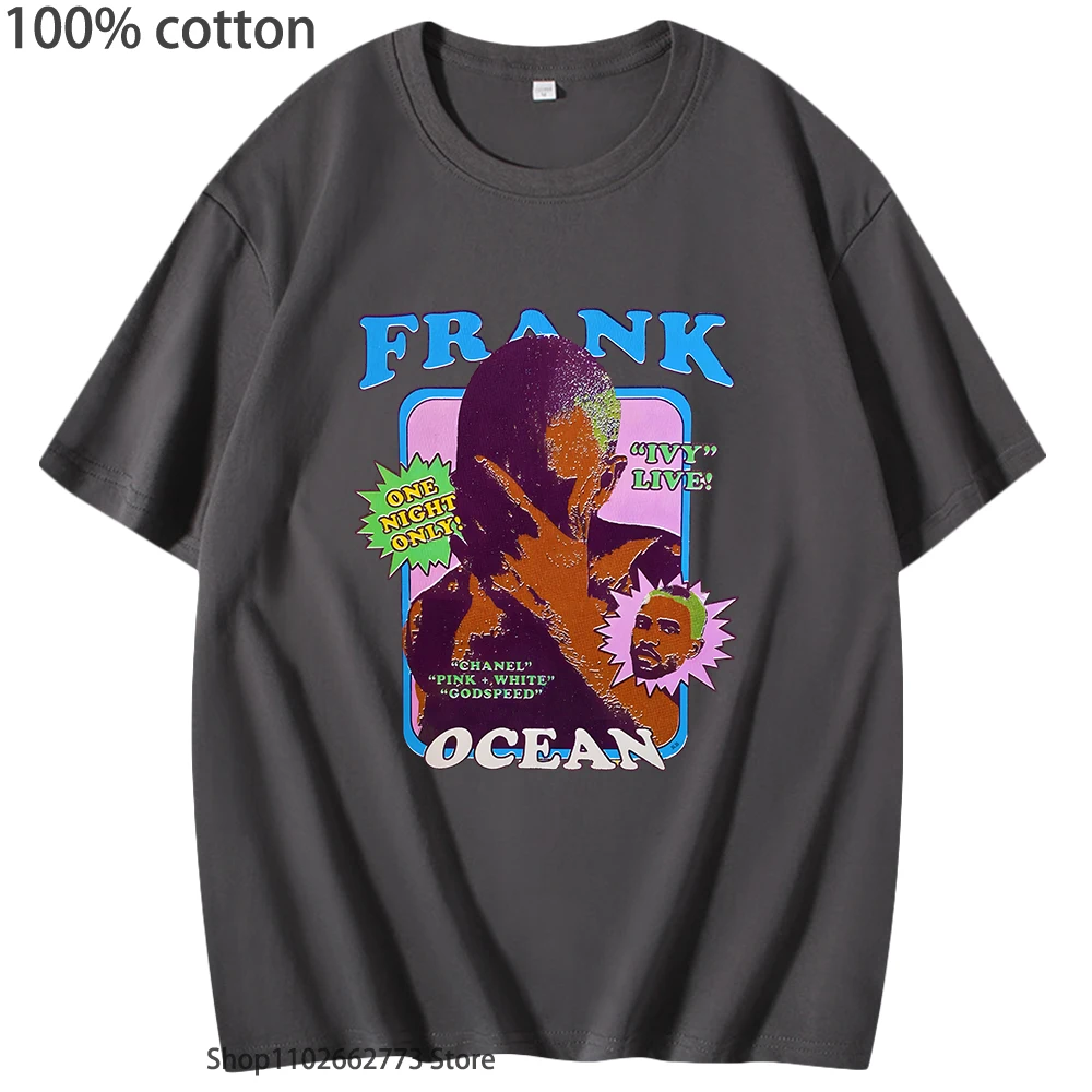 Модные светлые футболки R & B с надписью Frank O-ocean, Мужская одежда, футболки в эстетике, мягкая рубашка из 100% хлопка с граффити, футболка в стиле Хай-стрит
Модные светлые футболки R & B с надписью Frank O-ocean, Мужская одежда, футболки в эстетике, мягкая рубашка из 100% хлопка с граффити, футболка в стиле Хай-стрит