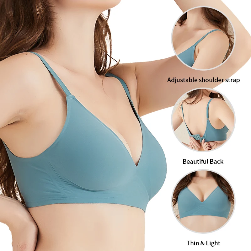 Seamless Bras for Woman Wireless Underwear Sleep Removable Padded Bralette One Piece Brassiere No Wire Comfortable
Seamless Bras for Woman Wireless Underwear Sleep Removable Padded Bralette One Piece Brassiere No Wire Comfortable