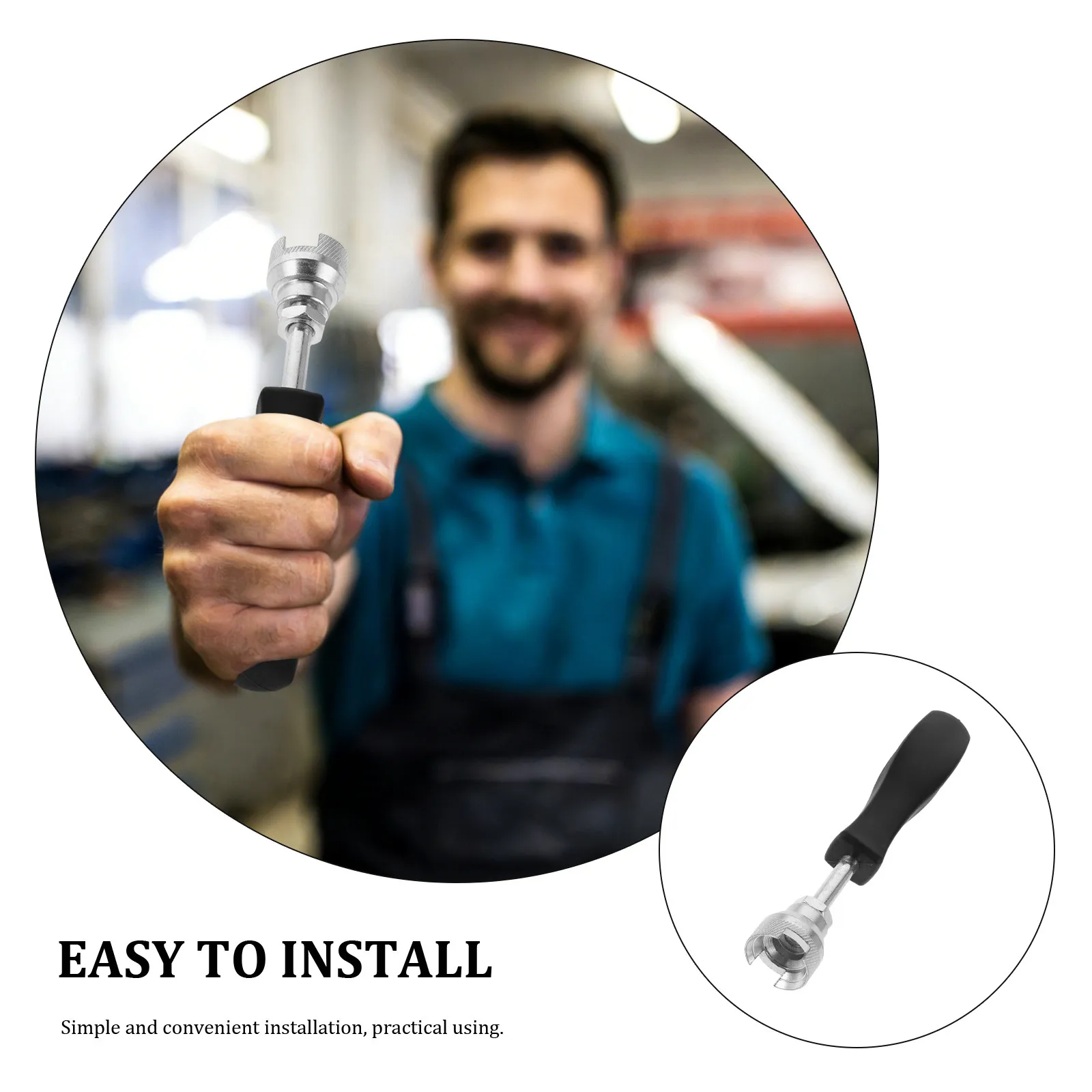 Rugged Drum Brake Spring Compressor Tool Portable Handheld Retainer Installer Remover Automotive Repair Maintenance Tool 5.6
Rugged Drum Brake Spring Compressor Tool Portable Handheld Retainer Installer Remover Automotive Repair Maintenance Tool 5.6