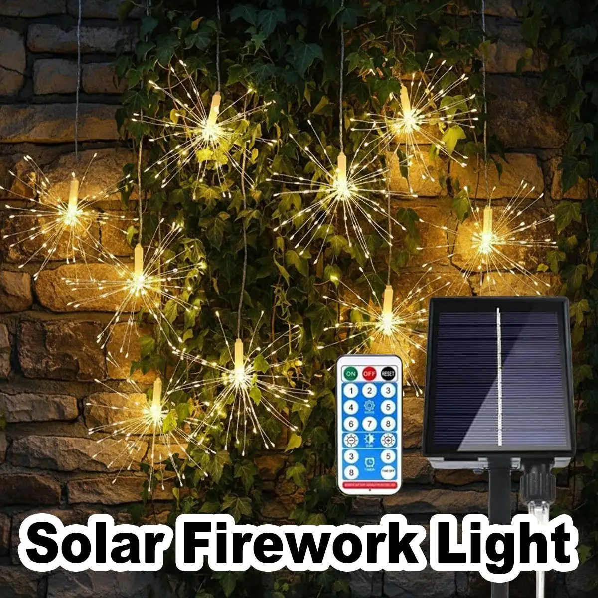 Solar Firework Light Fairy Chandelier Pendant Lamp Outdoor Backyard Decorative Christmas Camping Landscape Art Deco Room Gift
Solar Firework Light Fairy Chandelier Pendant Lamp Outdoor Backyard Decorative Christmas Camping Landscape Art Deco Room Gift