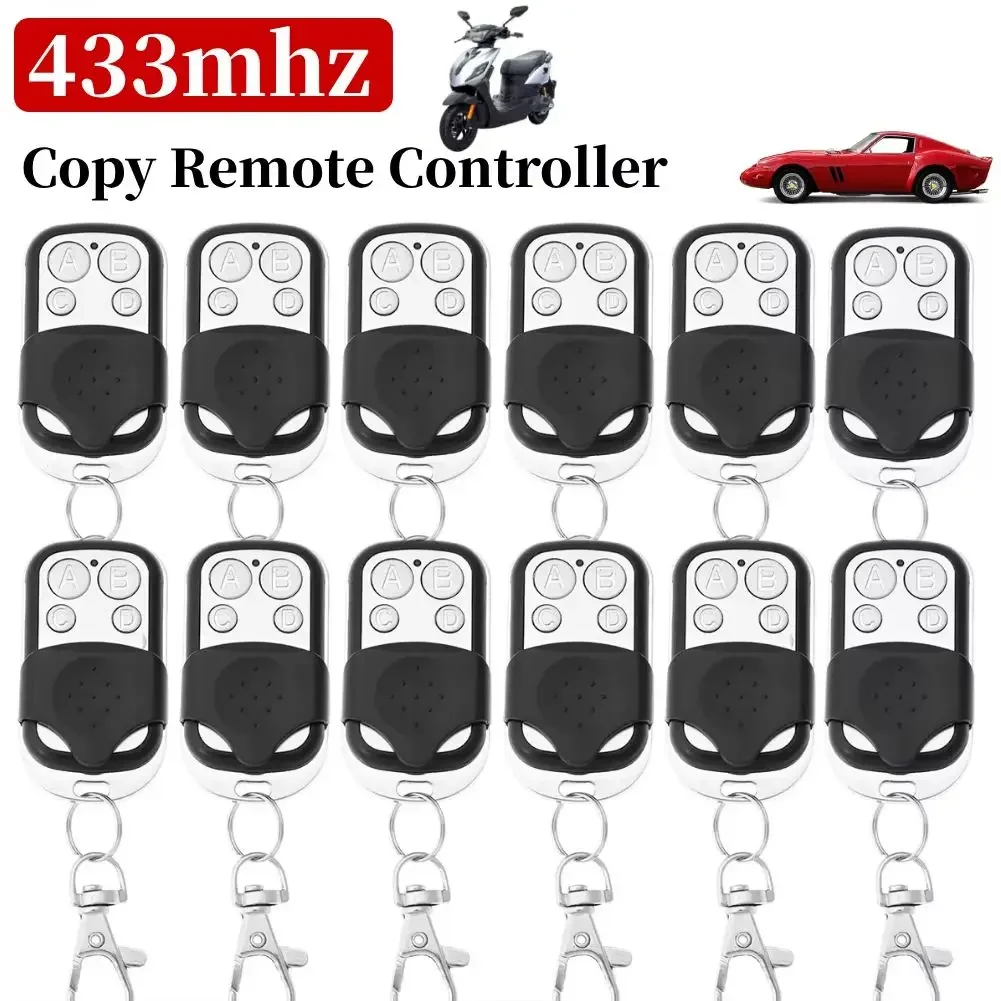 433MHz Auto Copy Wireless Remote Control Clone Cloning Code Duplicator for Garage Door Electric Gate Opener 4Keys RF Transmitter
433MHz Auto Copy Wireless Remote Control Clone Cloning Code Duplicator for Garage Door Electric Gate Opener 4Keys RF Transmitter