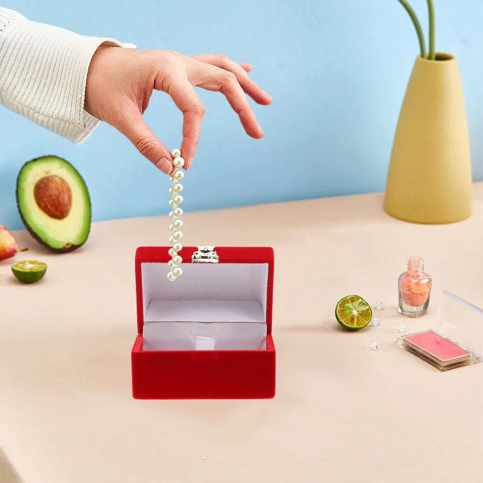 Small Jewelry Box Engagement Ring Box for Wedding Birthday Thanksgiving Anniversary Gift Portable Ring Storage Case
Small Jewelry Box Engagement Ring Box for Wedding Birthday Thanksgiving Anniversary Gift Portable Ring Storage Case