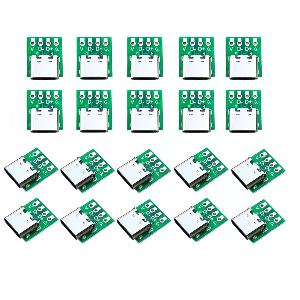 10/50Pcs USB 3.1 Type C Connector 16 Pin Test PCB Board Adapter USB3.1 16P Connector Socket For Data Line Wire Cable Transfer
10/50Pcs USB 3.1 Type C Connector 16 Pin Test PCB Board Adapter USB3.1 16P Connector Socket For Data Line Wire Cable Transfer