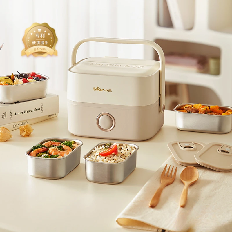 Plug-in Electric Lunch Boxes Portable Rice Cooker Heating Bento Box Food Steamer Cooking Container Meal Lunch Box Food Warmer
Plug-in Electric Lunch Boxes Portable Rice Cooker Heating Bento Box Food Steamer Cooking Container Meal Lunch Box Food Warmer