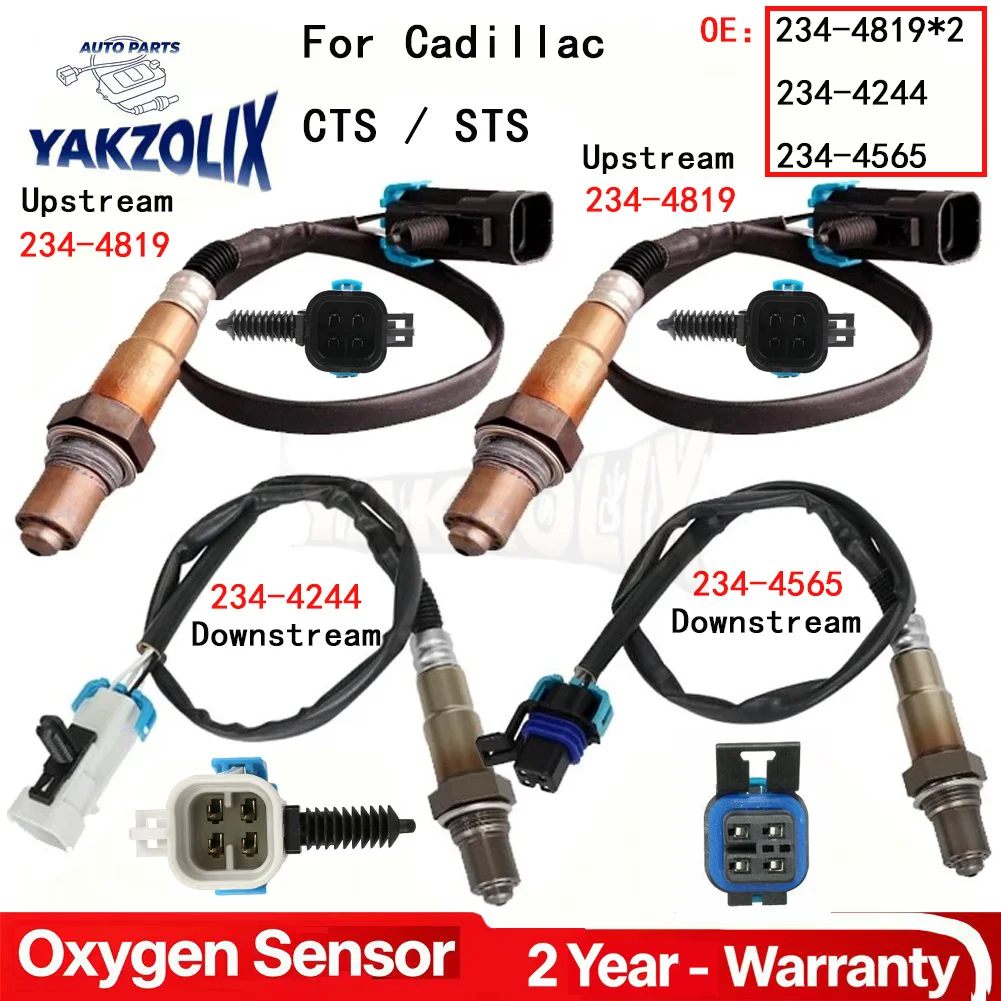 4 PCS O2 Oxygen Sensor 1 2 for Cadillac CTS STS 3.6L 2008 2009 2010 2011 Car Upstream Downstream 234-4819 234-4244 234-4565
4 PCS O2 Oxygen Sensor 1 2 for Cadillac CTS STS 3.6L 2008 2009 2010 2011 Car Upstream Downstream 234-4819 234-4244 234-4565