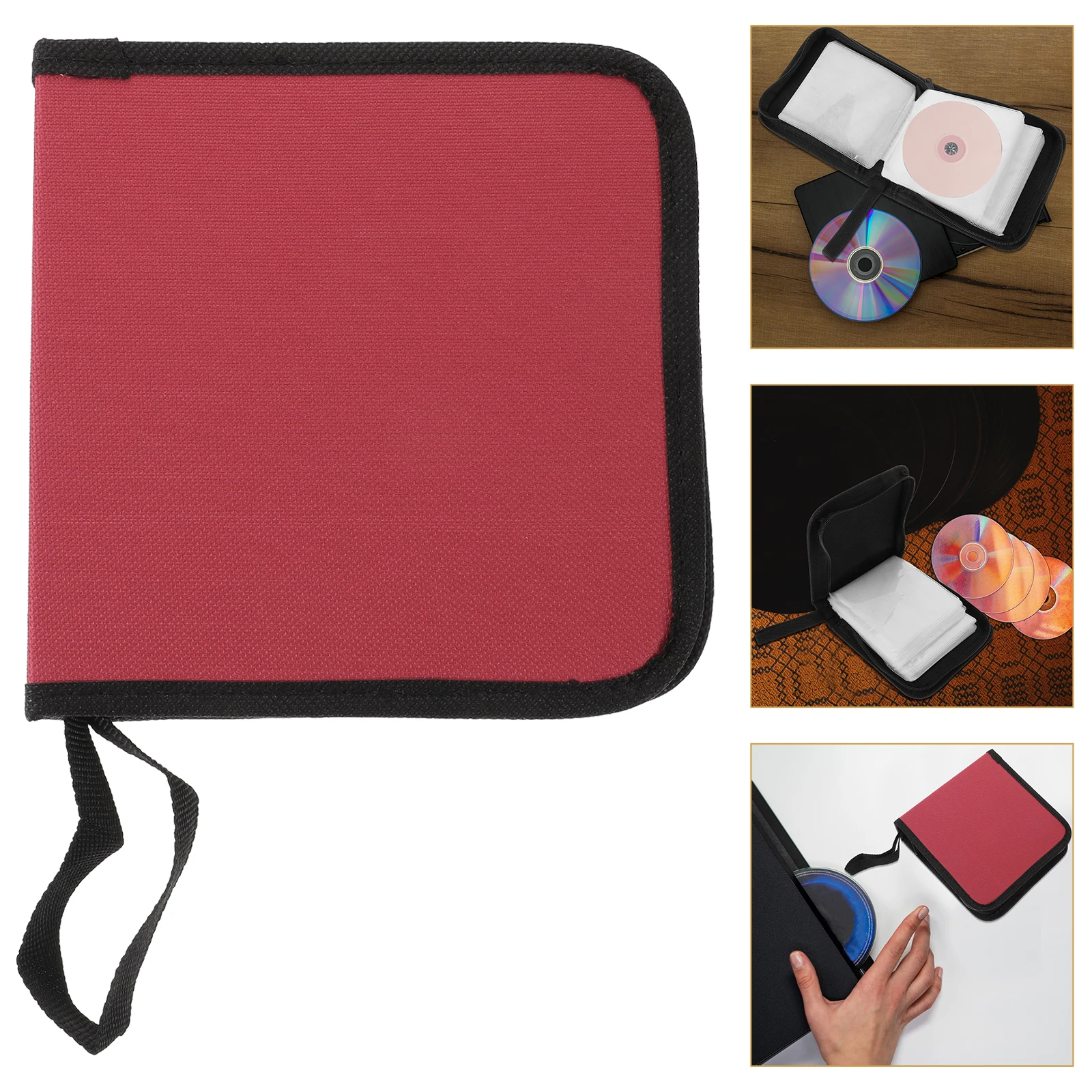 40-Pack Cd Storage Bag Portable Disc Organizer with Smooth Zipper for Dvd Cd Binder Holder Lightweight Media Case Travel Pouch
40-Pack Cd Storage Bag Portable Disc Organizer with Smooth Zipper for Dvd Cd Binder Holder Lightweight Media Case Travel Pouch