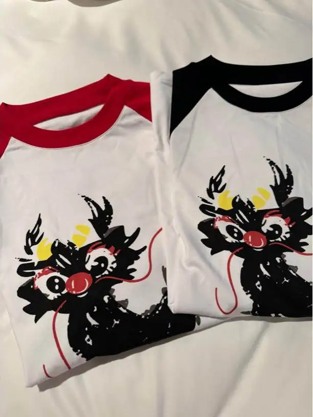 Футболка Peachzhou Color Blo с мультяшным принтом дракона, свободного кроя, с круглым вырезом, длинным рукавом, повседневная, универсальная, для пар
Футболка Peachzhou Color Blo с мультяшным принтом дракона, свободного кроя, с круглым вырезом, длинным рукавом, повседневная, универсальная, для пар