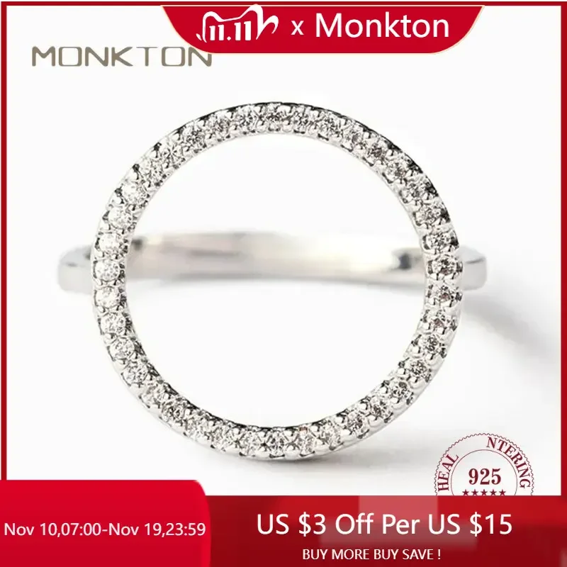 Monkton 925 пробы серебряные круглые полные циркониевые кольца для женщин Роскошные обещания ювелирные изделия обручальные кольца для женщин Anillos
Monkton 925 пробы серебряные круглые полные циркониевые кольца для женщин Роскошные обещания ювелирные изделия обручальные кольца для женщин Anillos