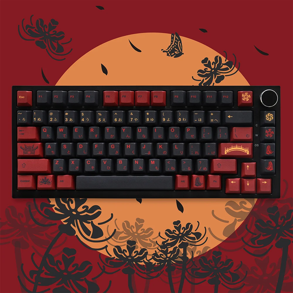 GMK Higanbana JP колпачки для клавиш с сублимационной краской Pbt 129 клавиш колпачки для клавиш с профилем вишни для механической клавиатуры 61/64/87/104/108 Mx Switch
GMK Higanbana JP колпачки для клавиш с сублимационной краской Pbt 129 клавиш колпачки для клавиш с профилем вишни для механической клавиатуры 61/64/87/104/108 Mx Switch