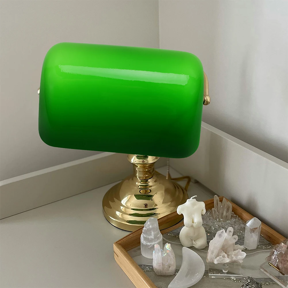 Glass Bankers Lampshade Replacement Shade for Table Desk Light Cover Bankers Lampshade
Glass Bankers Lampshade Replacement Shade for Table Desk Light Cover Bankers Lampshade