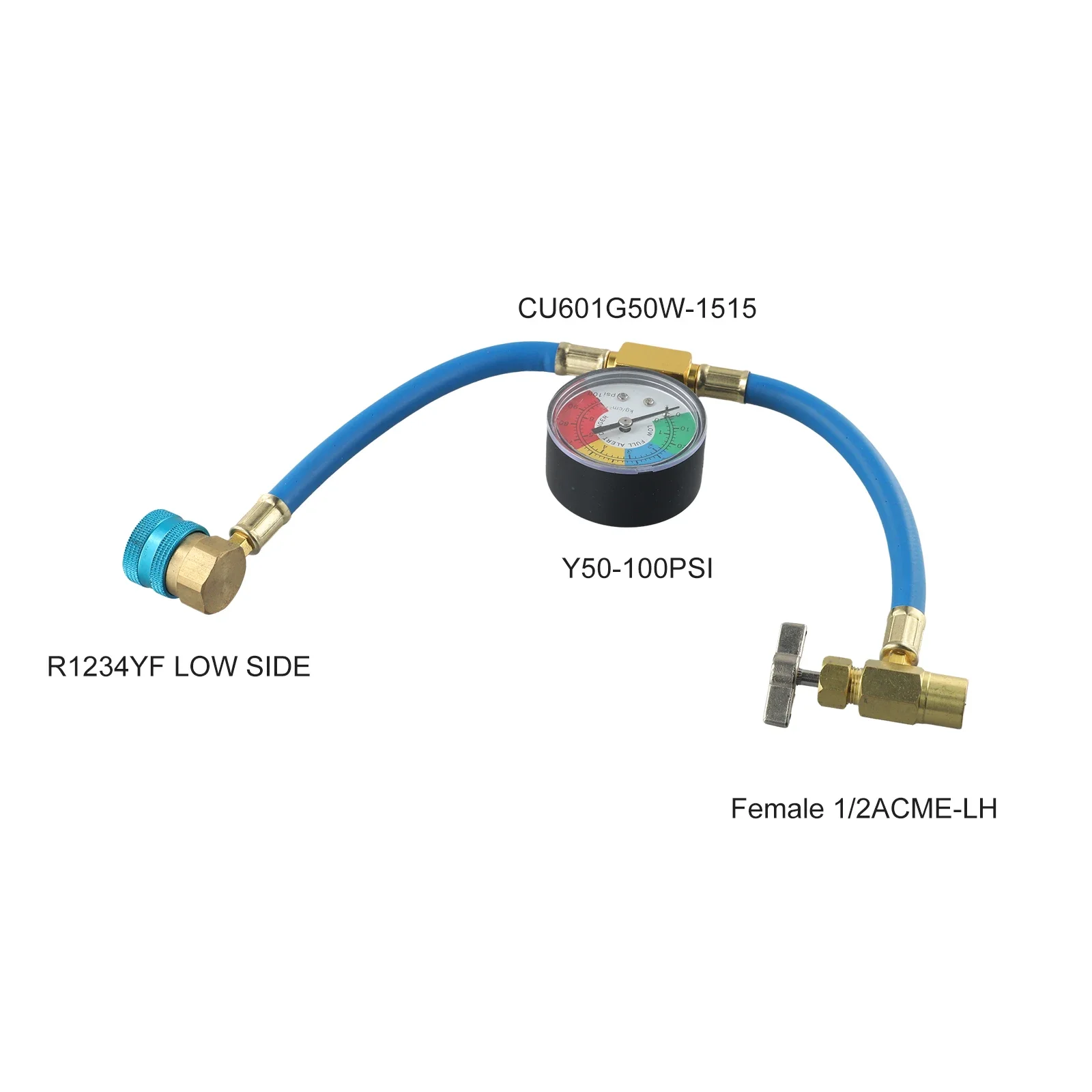 A/C R-1234yf Charging Hose With Manifold Gauge Coupler Kit For Car Air-conditioning Refrigerant-Pressure Charging Hose
A/C R-1234yf Charging Hose With Manifold Gauge Coupler Kit For Car Air-conditioning Refrigerant-Pressure Charging Hose