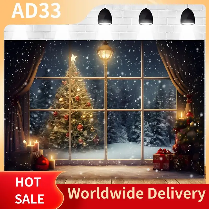 (High-Quality) 210X150cm Christmas Background Cloth Christmas Tree Snowflake Party Decoration Children Photography Background Cl
(High-Quality) 210X150cm Christmas Background Cloth Christmas Tree Snowflake Party Decoration Children Photography Background Cl