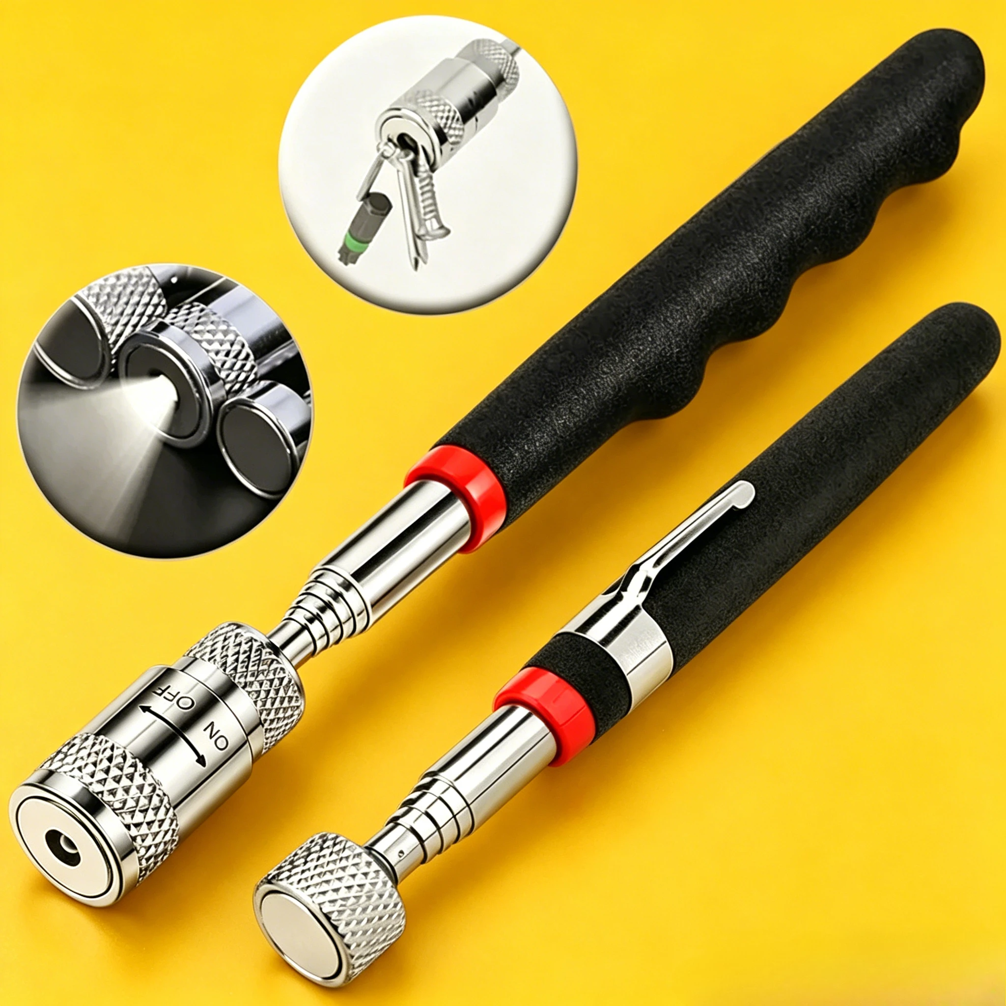 New Telescopic Magnetic Pickup Rod Stick Extendable Magnet Pen for Picking Up Screws Nuts Bolts Hand Tool
New Telescopic Magnetic Pickup Rod Stick Extendable Magnet Pen for Picking Up Screws Nuts Bolts Hand Tool