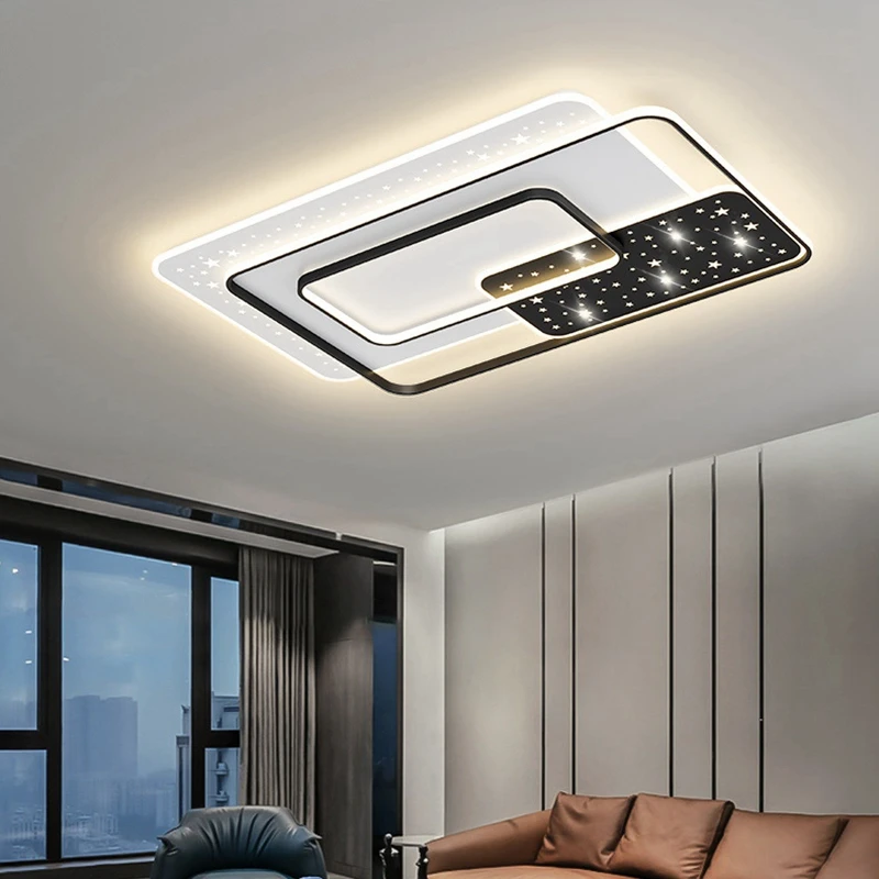 New Fashion Intelligent LED Living Room Ceiling Lamp Modern Bedroom Dining Room Chandelier Brief Indoor Decorative Lamps
New Fashion Intelligent LED Living Room Ceiling Lamp Modern Bedroom Dining Room Chandelier Brief Indoor Decorative Lamps