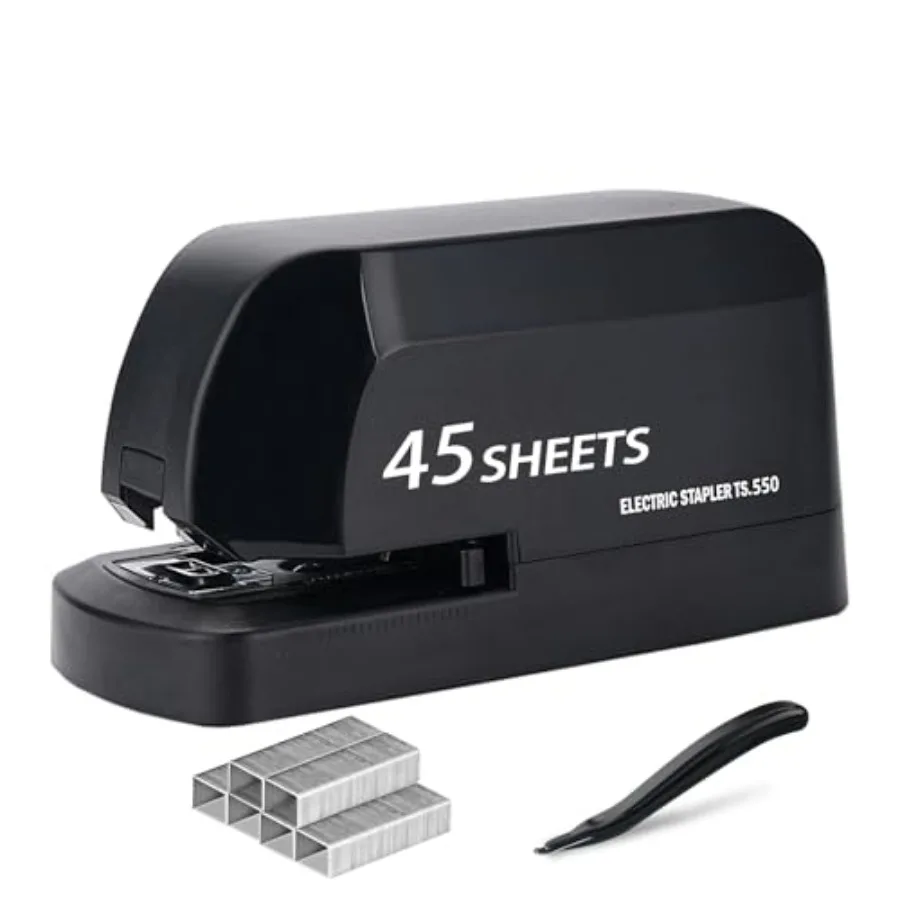 Electric Stapler for Desk 45 Sheet Capacity Automatic Stapler Desktop Office Staplers Electric AC Operated Staplers Heavy Duty
Electric Stapler for Desk 45 Sheet Capacity Automatic Stapler Desktop Office Staplers Electric AC Operated Staplers Heavy Duty