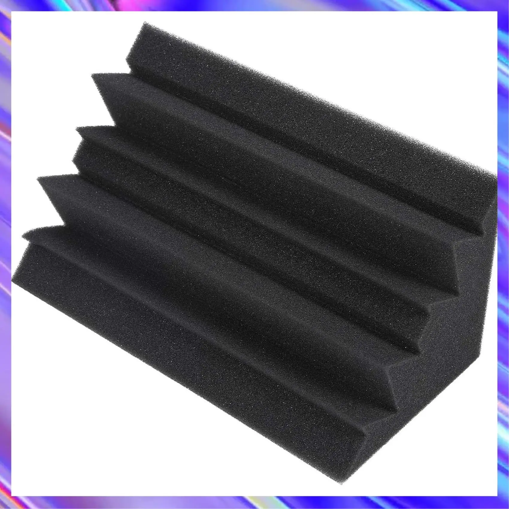 L71A 32 Pack Of Black Soundproofing Insulation Bass Trap Acoustic Wall Foam Padding Studio Foam Tiles (32PCS, Black)
L71A 32 Pack Of Black Soundproofing Insulation Bass Trap Acoustic Wall Foam Padding Studio Foam Tiles (32PCS, Black)