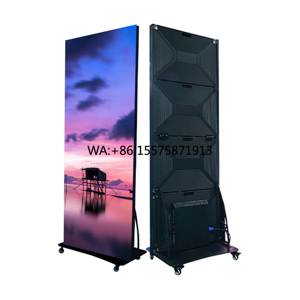 Customizable Factory Moveable Indoor P1.86 P2 P2.5 P3 High Brightness Digital Advertising Poster Led Display Screen
Customizable Factory Moveable Indoor P1.86 P2 P2.5 P3 High Brightness Digital Advertising Poster Led Display Screen