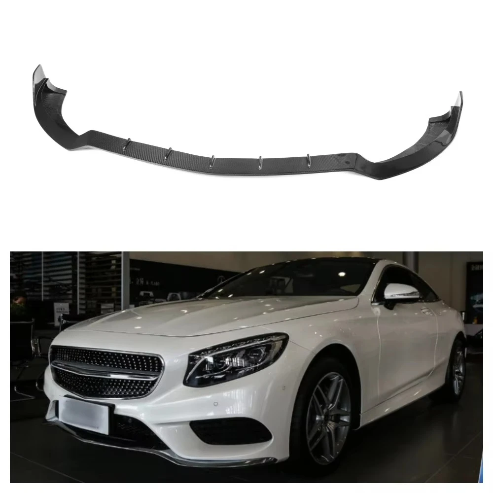 Real Carbon Fiber Car Parts Style Front Lip Front Bumper Lip for S Class W217 Sports 2015-2017
Real Carbon Fiber Car Parts Style Front Lip Front Bumper Lip for S Class W217 Sports 2015-2017