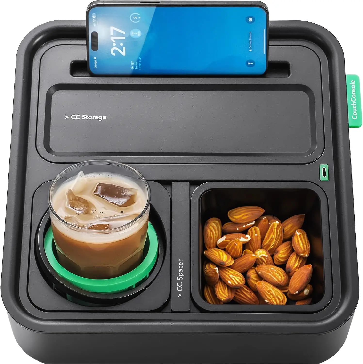 Портативный органайзер для дивана с подстаканником, держателем для телефона и отсеком для напитков и закусок для гостиных, автомобилей или автодомов
Портативный органайзер для дивана с подстаканником, держателем для телефона и отсеком для напитков и закусок для гостиных, автомобилей или автодомов