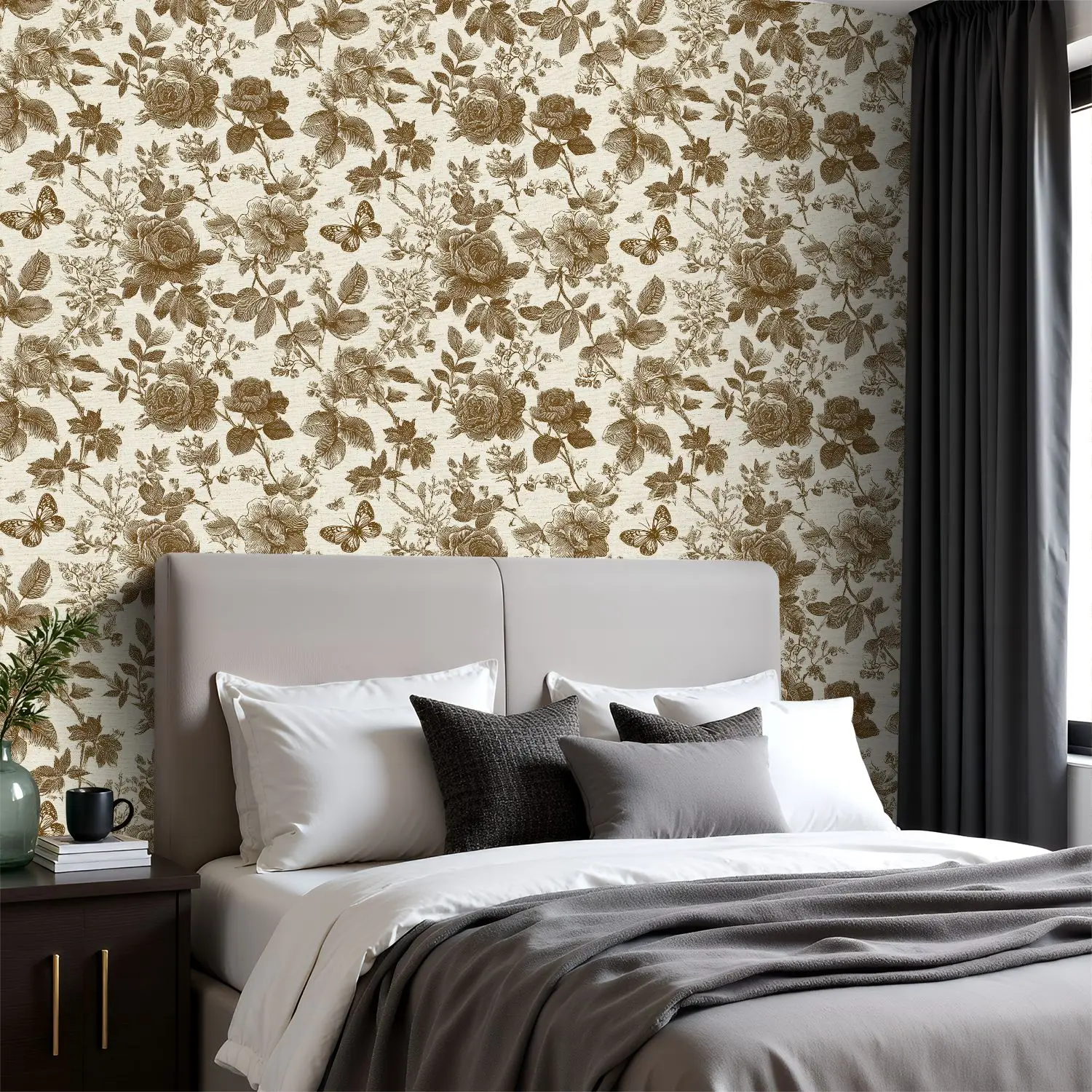 Винтажные обои с розами и бабочками, сепия, 22,83 "X 118", водонепроницаемые обои для гостиной/спальни/ванной комнаты, наклейка на стену из ПВХ
Винтажные обои с розами и бабочками, сепия, 22,83 "X 118", водонепроницаемые обои для гостиной/спальни/ванной комнаты, наклейка на стену из ПВХ