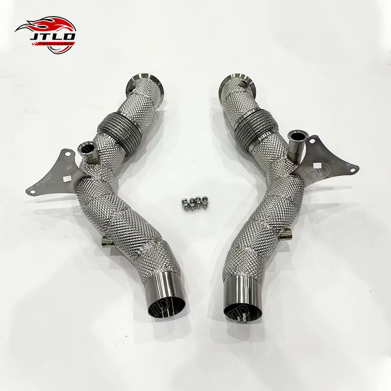 JTLD Performance 304, выхлопная труба без катушки из нержавеющей стали с теплозащитным экраном для тестовых труб Ferrari F8 Tributo Spider
JTLD Performance 304, выхлопная труба без катушки из нержавеющей стали с теплозащитным экраном для тестовых труб Ferrari F8 Tributo Spider