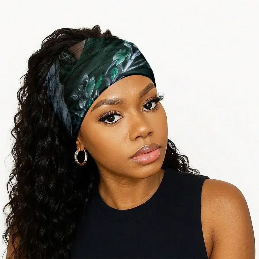 Womens Floral Print Multi-Use Elastic Headband For Sports Yoga Hiking Outdoor Daily Wear
Womens Floral Print Multi-Use Elastic Headband For Sports Yoga Hiking Outdoor Daily Wear