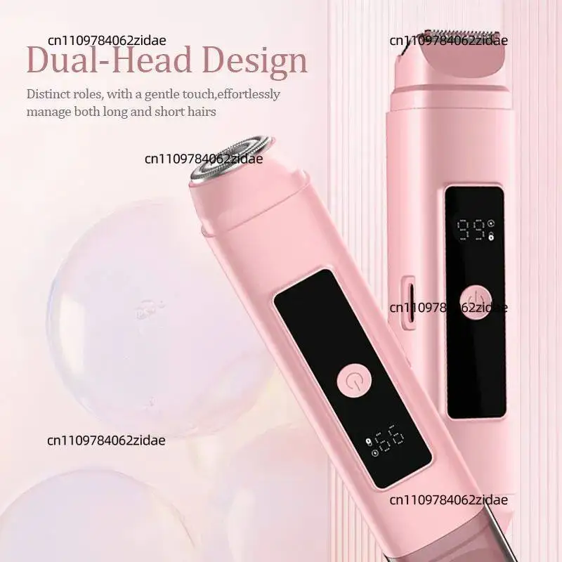 For 2-in-1 Women Electric Epilator,IPX7 Waterproof, Dual Head E
For 2-in-1 Women Electric Epilator,IPX7 Waterproof, Dual Head E