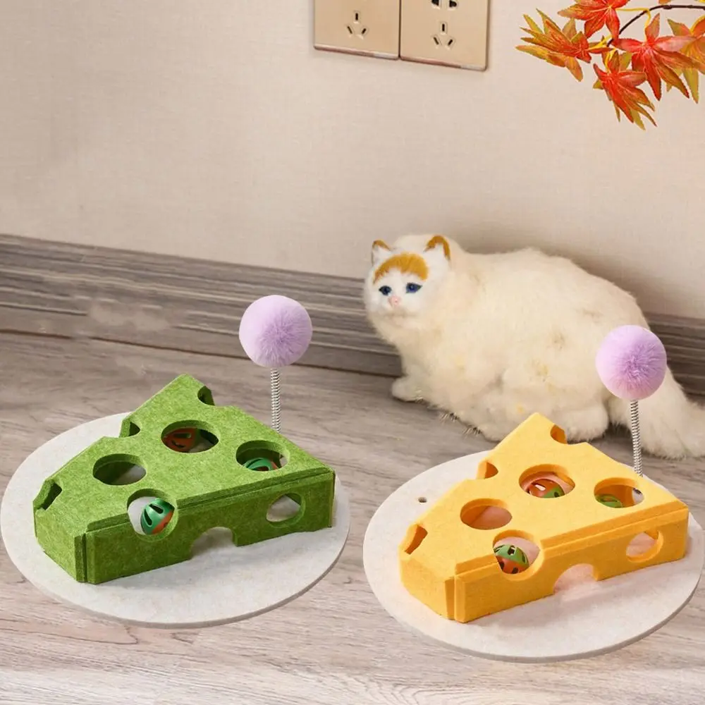 Felt Cat Puzzle Toy Interactive Scratch Resistant Cat Claw Grinding Toys Hollow with Ball Teasing Cat Box Boredom Reliever
Felt Cat Puzzle Toy Interactive Scratch Resistant Cat Claw Grinding Toys Hollow with Ball Teasing Cat Box Boredom Reliever