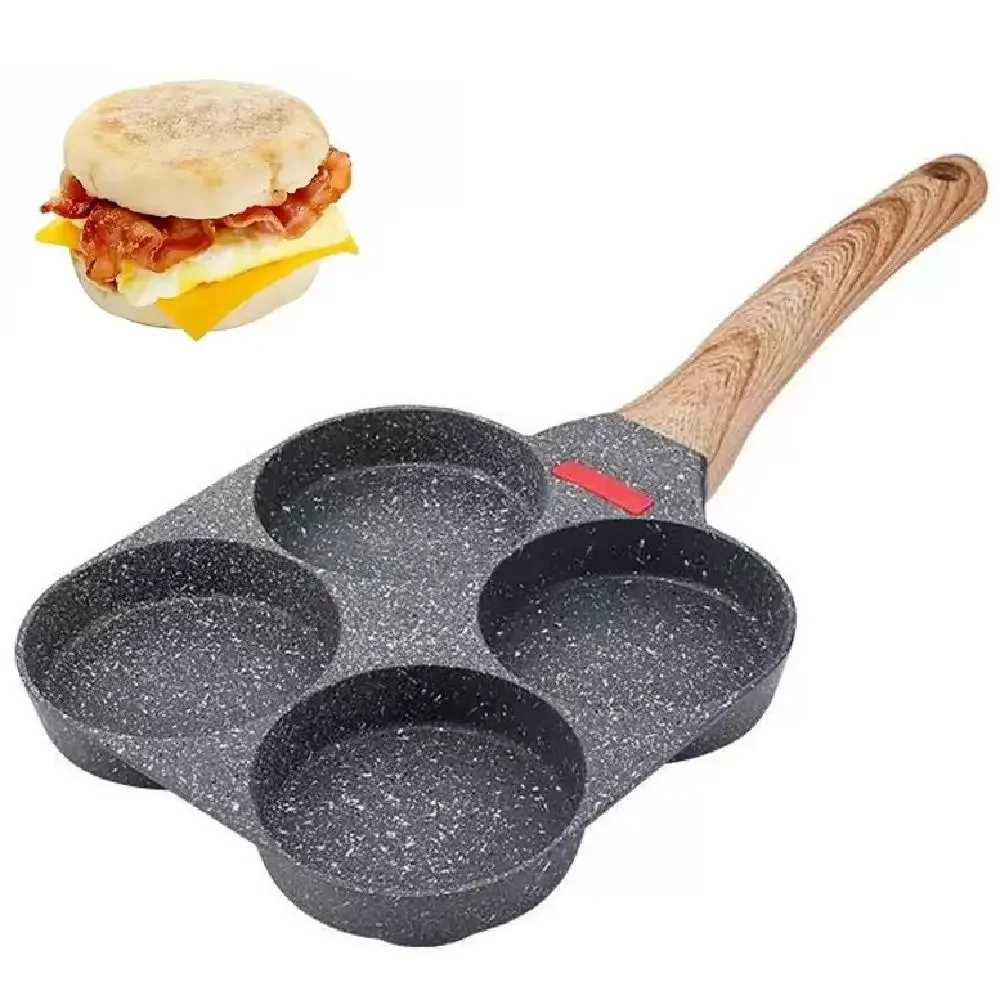 Non-stick Four-hole Frying Pan Rapid Heating Anti Scalding Fried Egg Pan with Handle Easy Clean Omelette Skillet Swedish Pancake
Non-stick Four-hole Frying Pan Rapid Heating Anti Scalding Fried Egg Pan with Handle Easy Clean Omelette Skillet Swedish Pancake